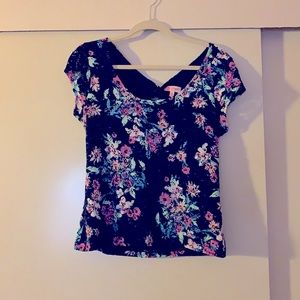 Candies Floral print blouse Size: L